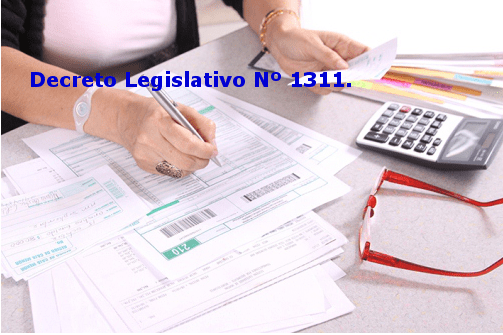 Decreto Legislativo 1311.