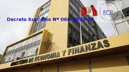 Decreto Supremo 066-2017-EF