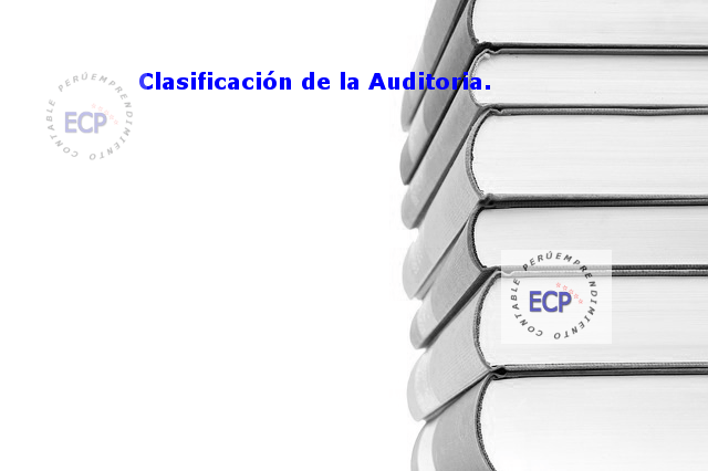 CLASIFICACION DE LA AUDITORIA